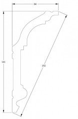 Потолочный плинтус гибкий Orac Decor Purotouch Flex C339F 2 м