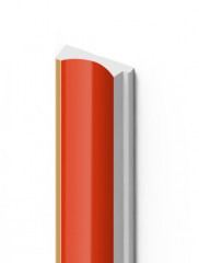 Финишный молдинг для стеновых панелей HiWood LF139A OR3G 12х32 мм красный 2,7 м