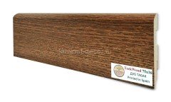 Напольный плинтус МДФ Teckwood цветной Дуб Табак 75х16х2150 мм