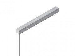 Декоративный молдинг для стен и потолков 12х12 мм HiWood D12V1 W36 цвет под дерево 2.7м