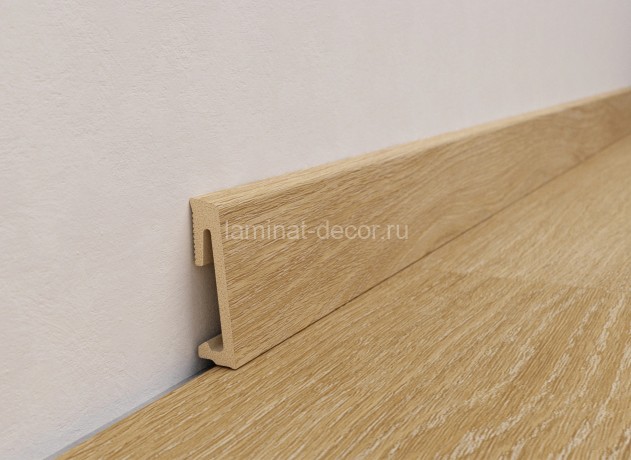 Заказать Плинтус для пола ПВХ 60 мм SALAG ALPHA Noble Oak AP6137 благородный дуб 2.2 м 