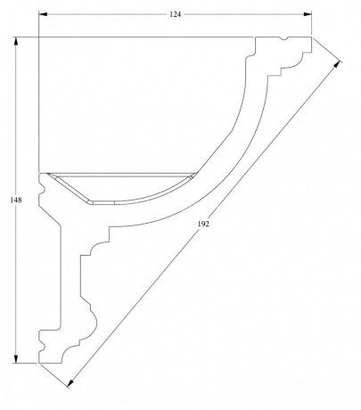 Заказать Потолочный плинтус гибкий Orac Decor Purotouch Flex C901F 2 м 
