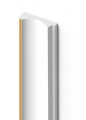 Финишный молдинг для стеновых панелей HiWood LF139A W49G 12х32 мм белый-бежевый 2,7 м