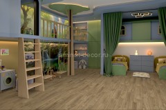Кварцвиниловая плитка Damy Floor Family LVT Орех Европейский 0036-2-LVT 1227х187х2.5 мм 18 шт-4.13 м2 43 класс