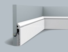 Напольный плинтус с кабель-каналом Orac Decor Duropolymer SX186 2 м