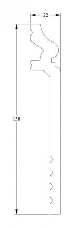 Заказать Напольный плинтус с кабель-каналом Orac Decor Duropolymer SX186 2 м 