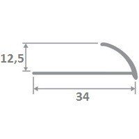 Заказать Уголок внешний (раскладка) для плитки ЛПО-12 2,7 м 