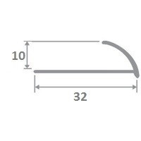 Заказать Уголок внешний (раскладка) для плитки ЛПО-9 2,7 м
