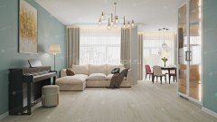 Каменно-полимерный ламинат SPC Alpine Floor Solo ECO 14-11 Модерато замок микро фаска 1220х183х3.5 мм 34 класс упаковка 2.23 м2 14 кг