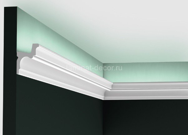 Заказать Потолочный плинтус скрытого освещения 42х55 мм Orac Decor Purotouch C323 2 м