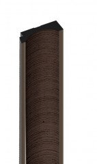 Финишный молдинг для стеновых панелей HiWood LF139B BR354 12х34 мм под дерево 2,7 м