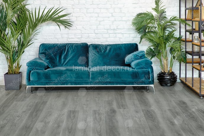 Заказать Каменно-полимерный ламинат SPC Alpine Floor Grand Sequoia ECO 11-13 Квебек замок 4V-Groove фаска 1524х180х4 мм 43 класс упаковка 2.74 м2 22 кг 