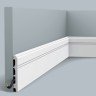 Заказать Напольный плинтус с кабель-каналом гибкий Orac Decor Duropolymer Flex SX105F 2 м 