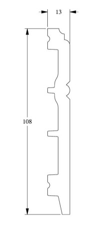 Заказать Напольный плинтус с кабель-каналом гибкий Orac Decor Duropolymer Flex SX105F 2 м 