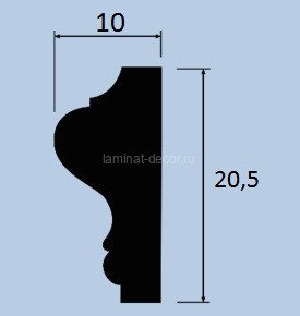 Заказать Молдинг 20,5х10 мм Hiwood LD20 2 м 
