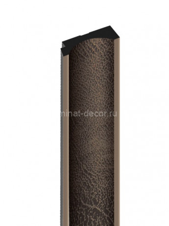 Заказать Финишный молдинг для стеновых панелей HiWood LF139B BR405 12х34 мм под дерево 2,7 м 