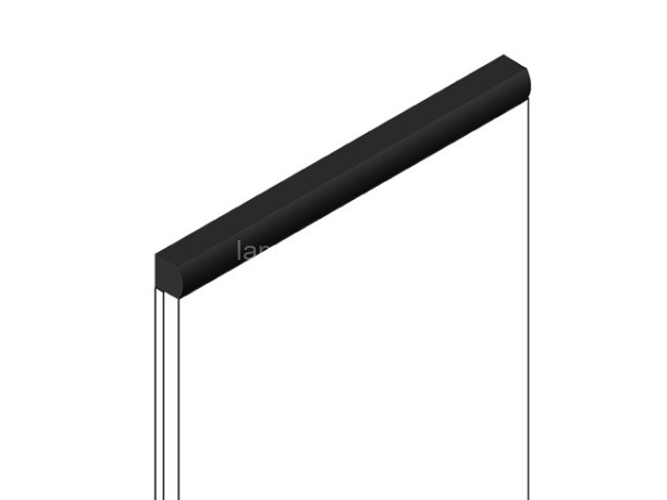 Заказать Декоративный молдинг для стен и потолков 15х15 мм HiWood D15V2 BK цвет под дерево 2.7м 