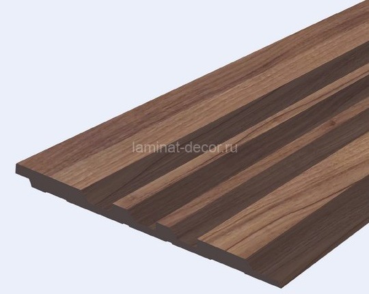 Заказать Стеновая панель Hiwood LV121 BR396 под дерево 120х12 мм 2,7 м 