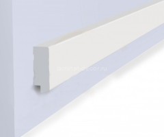 Финишный молдинг Hiwood LF124B NP белый 31х12 мм 2,7 м