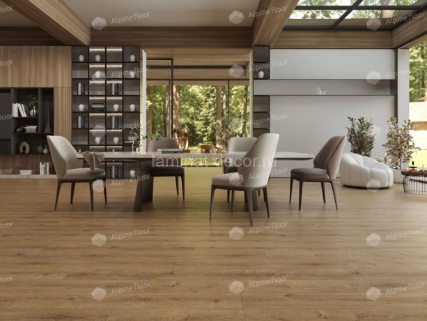 Заказать Каменно-полимерный ламинат SPC Alpine Floor Solo Plus ECO 14-301 Ларгетто замок 4V-Groove фаска 1220х183х4 мм 43 класс упаковка 2.23 м2 18 кг 