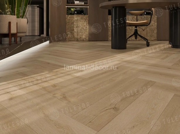 Заказать Каменно-полимерный ламинат SPC Alpine Floor Tulesna Art Parquet 1005-05 Caldo 43 класс 600х125х4 мм замок 4V-Groove фаска упаковка 1.95 м2 