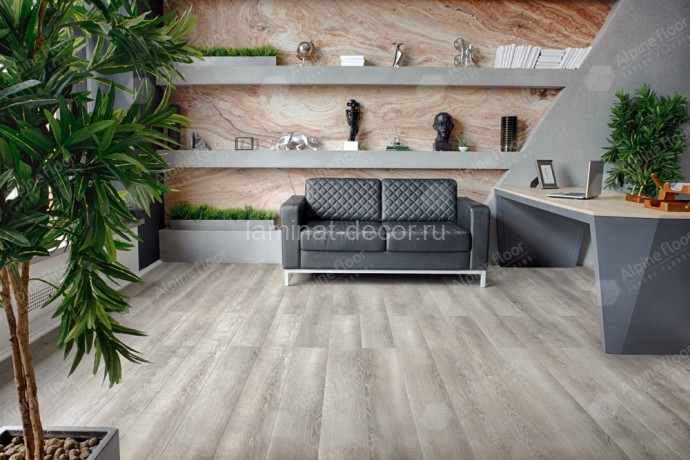 Заказать Каменно-полимерный ламинат SPC Alpine Floor Grand Sequoia ECO 11-16 Горбеа замок 4V-Groove фаска 1524х180х4 мм 43 класс упаковка 2.74 м2 22 кг