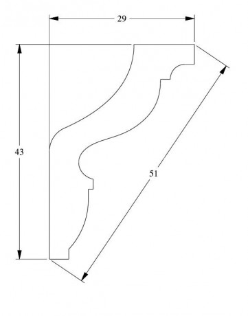 Заказать Потолочный плинтус Orac Decor Duropolymer CX148 2 м