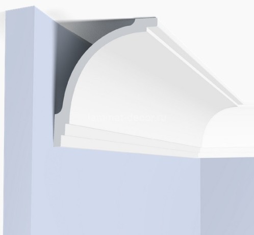 Заказать Потолочный плинтус 100х83 мм Hiwood A130V1 белый 2 м 