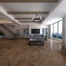 Заказать Ламинат SPC Damy Floor Chevron Шайо DF07-Ch 600 х 127 мм 43 класс 22 шт - 1,676 м2 5 мм 