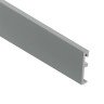 Заказать Плинтус для пола ПВХ 80 мм SALAG ALPHA Szary AP81M2 серый 2.4 м