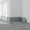 Заказать Плинтус для пола ПВХ 80 мм SALAG ALPHA Szary AP81M2 серый 2.4 м