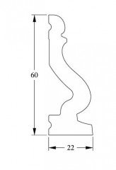 Многофункциональный профиль Orac Decor Duropolymer DX174-2300 2,3 м