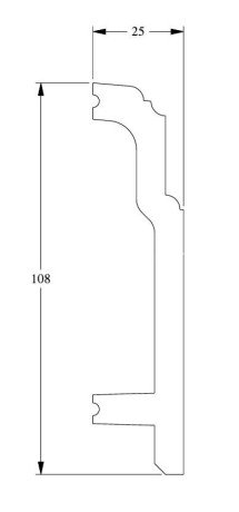 Заказать Напольный плинтус с кабель-каналом гибкий Orac Decor Duropolymer Flex SX155F 2 м 