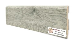 Напольный плинтус МДФ Teckwood цветной Дуб Даллас 75х16х2150 мм