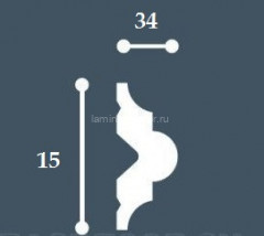 Молдинг Orac Decor Durofoam PB513N 2 м