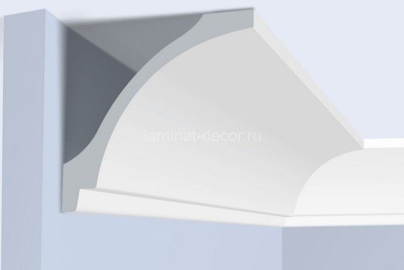 Заказать Потолочный плинтус 110х104 мм Hiwood A151 белый 2 м 