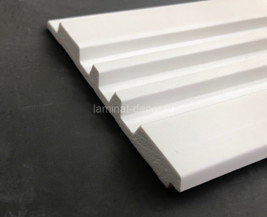 Заказать Стеновая панель Hiwood LV121 NP белая 120х12 мм 2,7 м 