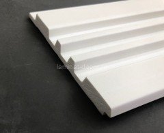 Стеновая панель Hiwood LV121 NP белая 120х12 мм 2,7 м