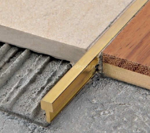 Заказать Профиль вставка Т-образная 5х10 мм Progress PITOS 510 латунь шлифованная 2,7 м 