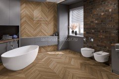 Ламинат SPC Damy Floor Chevron Лувр DF04-Ch 600 х 127 мм 43 класс 22 шт - 1,676 м2 5 мм
