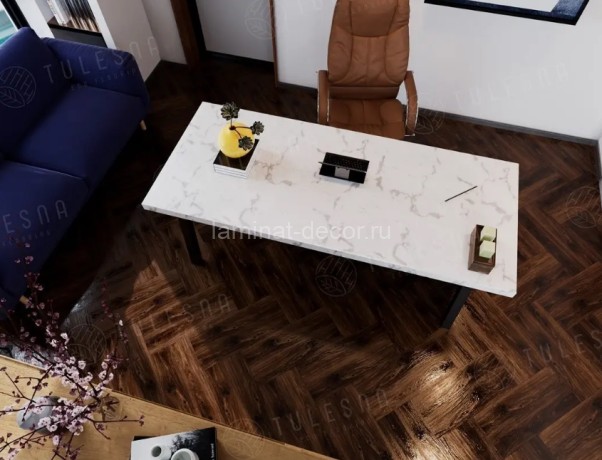 Заказать Каменно-полимерный ламинат SPC Alpine Floor Tulesna Art Parquet 1005-09 Allegro 43 класс 600х125х4 мм замок 4V-Groove фаска упаковка 1.95 м2 