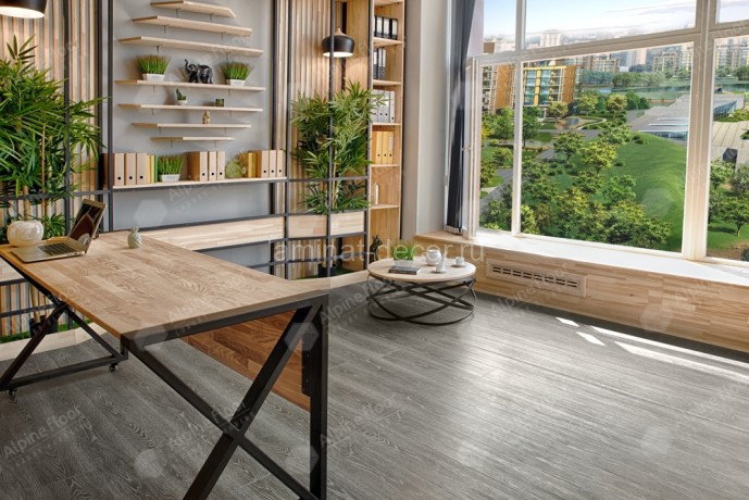 Заказать Каменно-полимерный ламинат SPC Alpine Floor Grand Sequoia ECO 11-20 Каддо замок 4V-Groove фаска 1524х180х4 мм 43 класс упаковка 2.74 м2 22 кг 