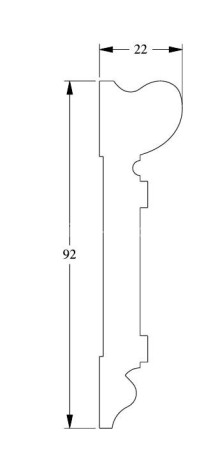 Заказать Молдинг Orac Decor Duropolymer DX119-2300 2,3 м 