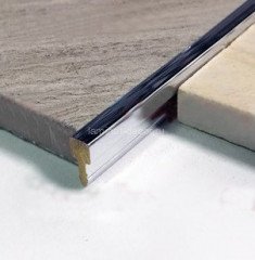 Профиль вставка Т-образная латунь 5х10 мм Progress PITOC 510 Хром полированный 2,7 м