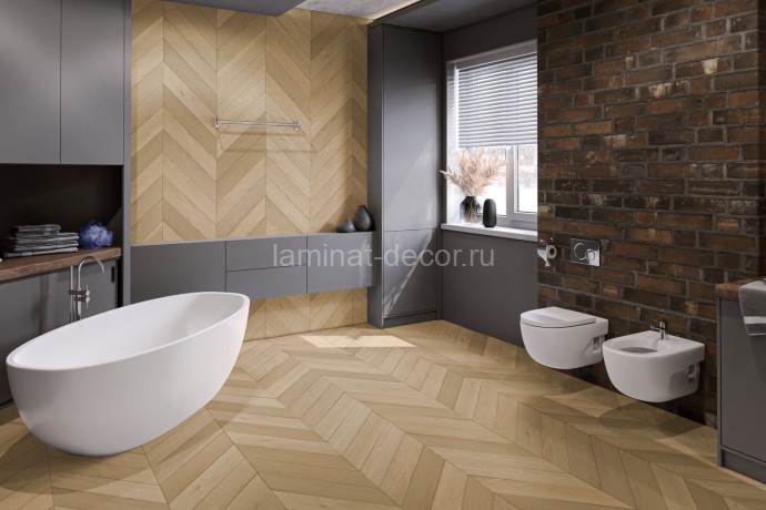 Заказать Ламинат SPC Damy Floor Chevron Тюильри DF03-Ch 600 х 127 мм 43 класс 22 шт - 1,676 м2 5 мм 
