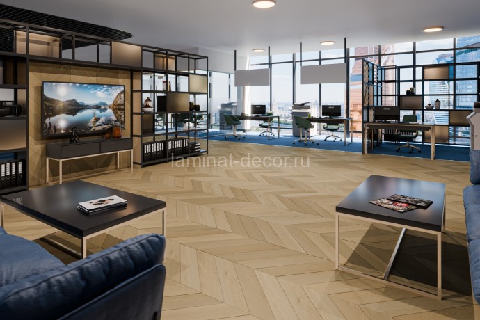 Заказать Ламинат SPC Damy Floor Chevron Тюильри DF03-Ch 600 х 127 мм 43 класс 22 шт - 1,676 м2 5 мм 