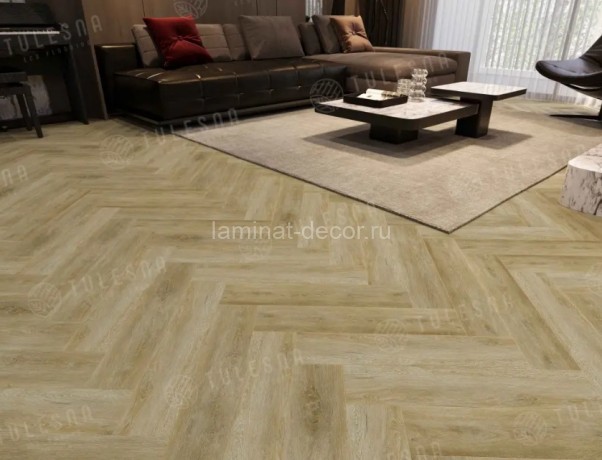 Заказать Каменно-полимерный ламинат SPC Alpine Floor Tulesna Art Parquet 1005-10 Eccellent 43 класс 600х125х4 мм замок 4V-Groove фаска упаковка 1.95 м2 