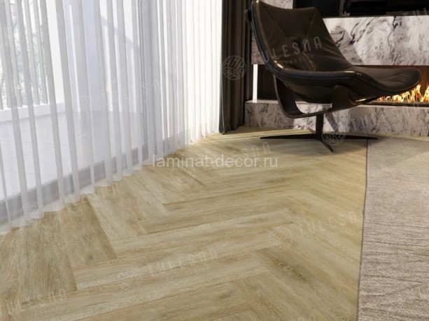 Заказать Каменно-полимерный ламинат SPC Alpine Floor Tulesna Art Parquet 1005-10 Eccellent 43 класс 600х125х4 мм замок 4V-Groove фаска упаковка 1.95 м2 
