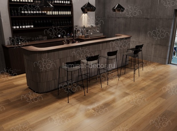 Заказать SPC ламинат NatisSton Essential Rena 5002-01 43 класс 1220х183 под дерево 4 мм