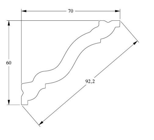 Заказать Потолочный плинтус Orac Decor Duropolymer CX177 2 м 